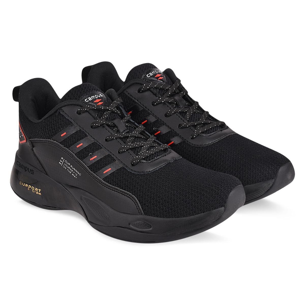 Campus Terminator Black Running Shoes Buy Campus Terminator Black