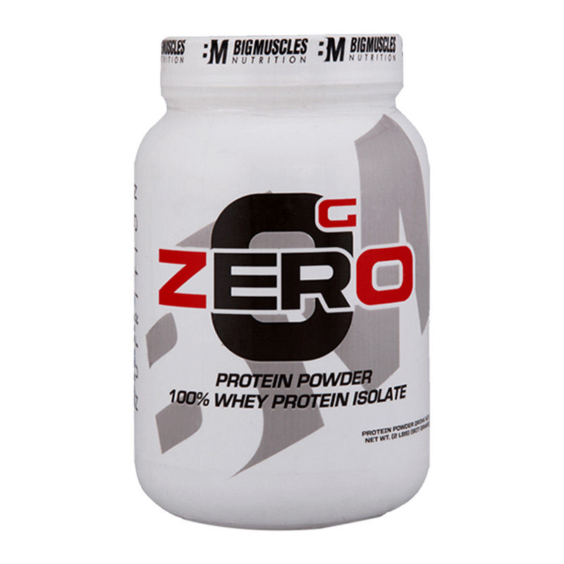 Big Muscles Nutrition Zero Protein Powder From 100% Whey Isolate Cafe ...