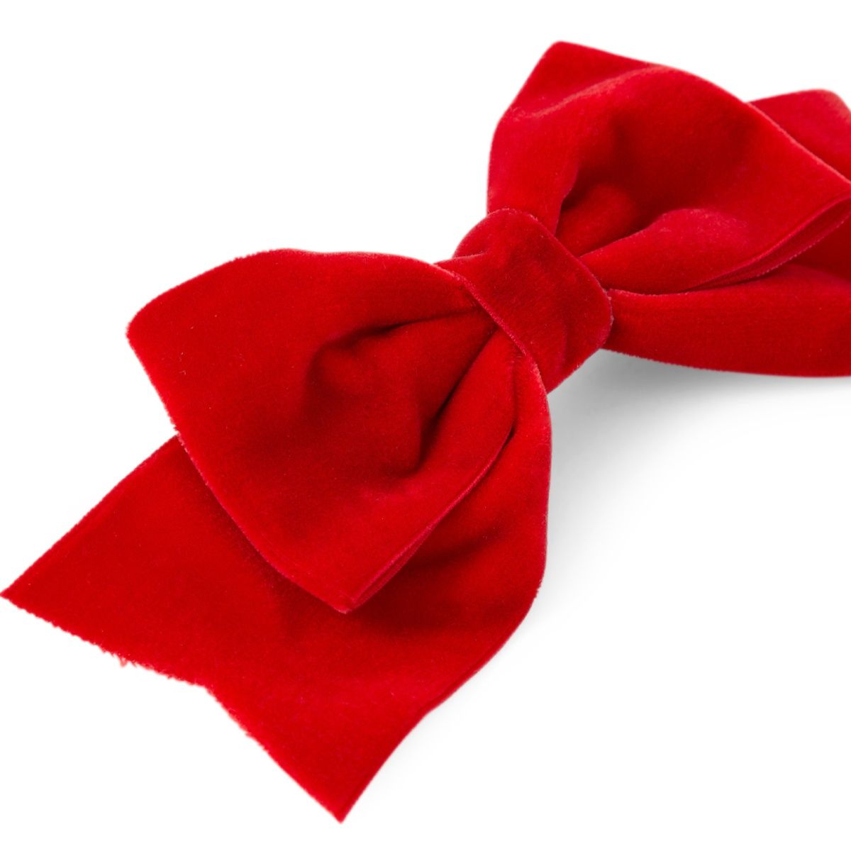 Accessorize London Girls Red Velvet Hair Bow Barrette: Buy Accessorize ...