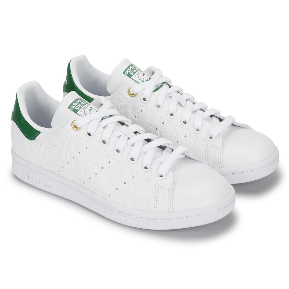 ADIDAS ORIGINALS Stan Smith Lux suede-trimmed leather sneakers |  NET-A-PORTER