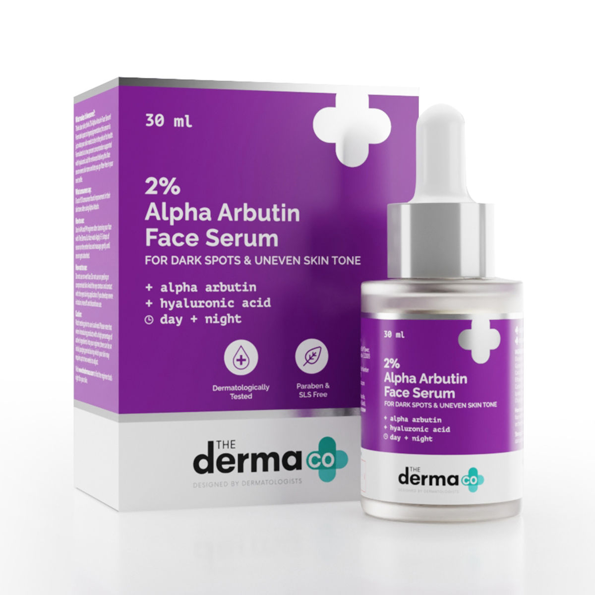 The Derma Co. 2% Alpha Arbutin Face Serum For Dark Spots & Uneven Skin Tone