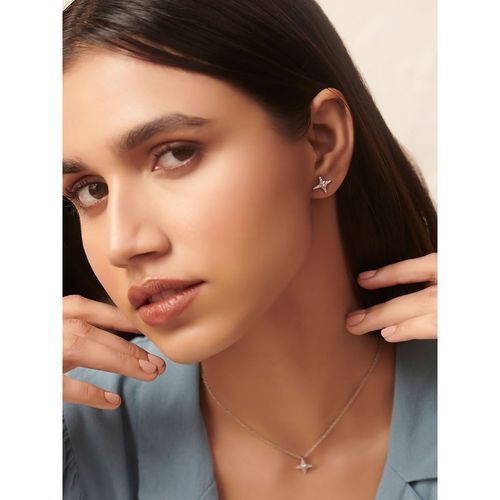 Buy Shaya by CaratLane Counting Stars Earrings in 925 Silver Online