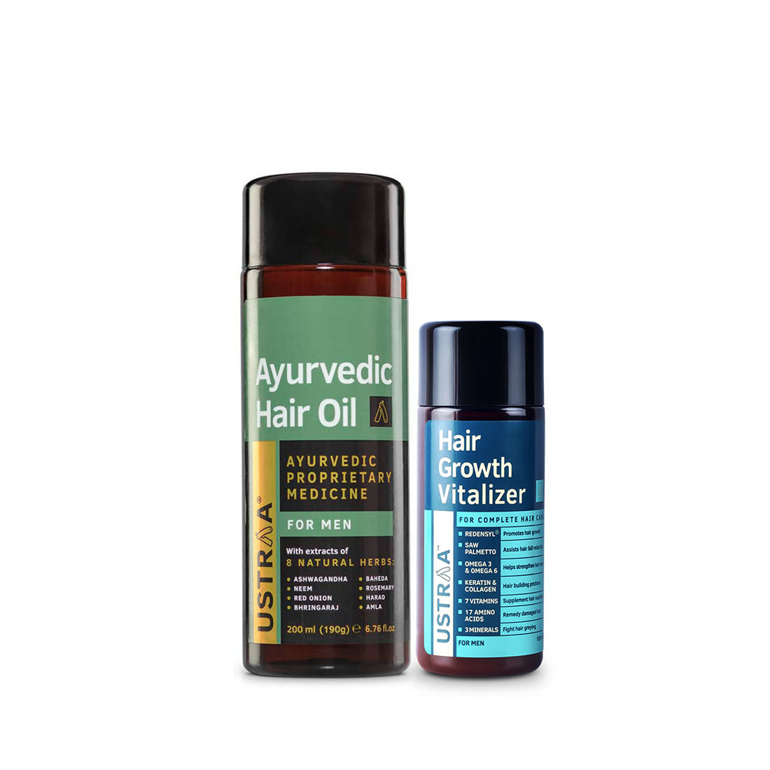 Ustraa Hair Growth Vitalizer & Ayurvedic Hair Oil