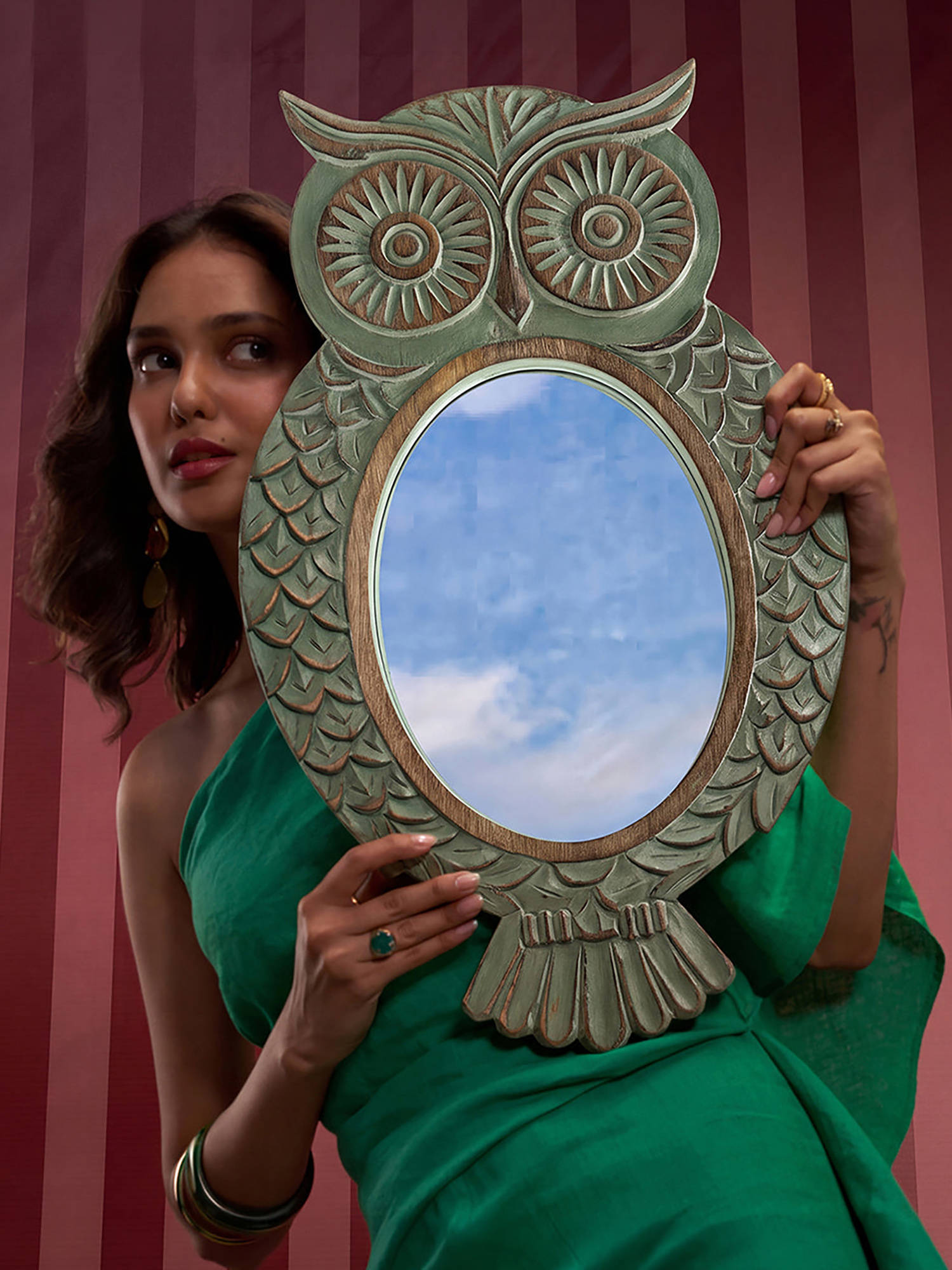 Chumbak Woodland Owl Mirror