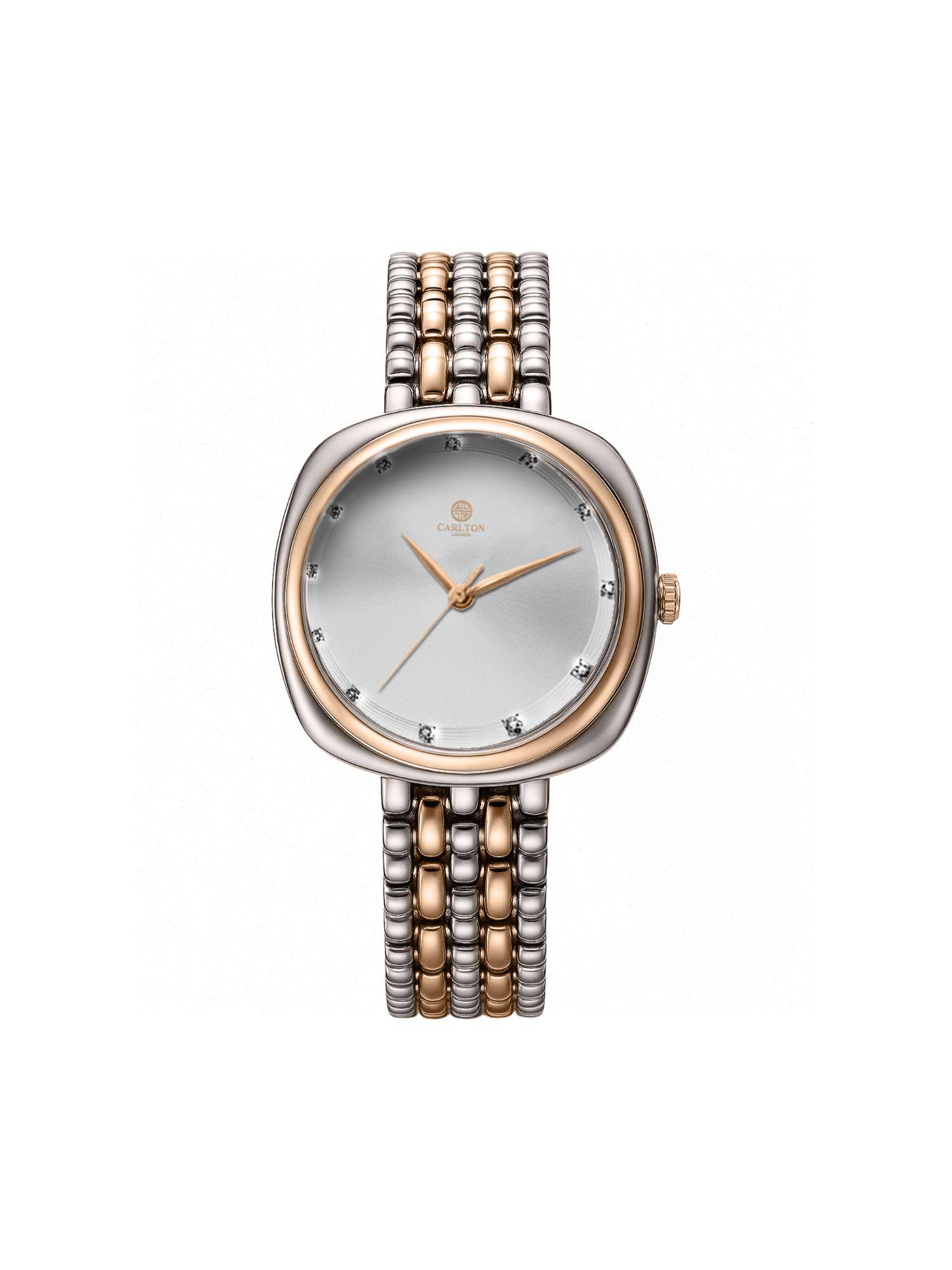 Carlton London Women Celeste Silver Analog Watch - CLW-CT-55 (M)