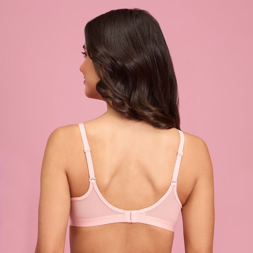 Buy Nykd by Nykaa Push Up Plunge Bra - Coral Blush NYB249 Online