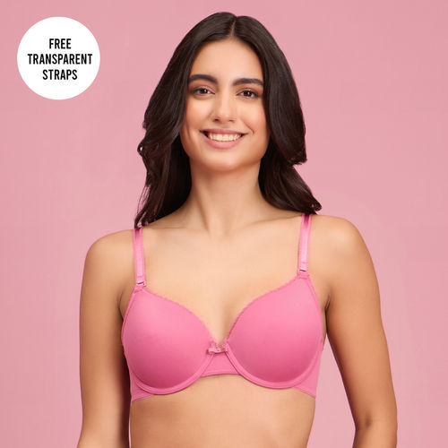 Buy Nykd by Nykaa The Sweetheart Neckline Wired Bra - Rose NYB291 Online