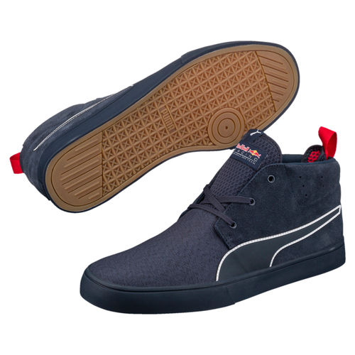 Puma Navy Blue Red Bull Racing Motorsports Desert Boot Vulc Sneakers (UK 11)