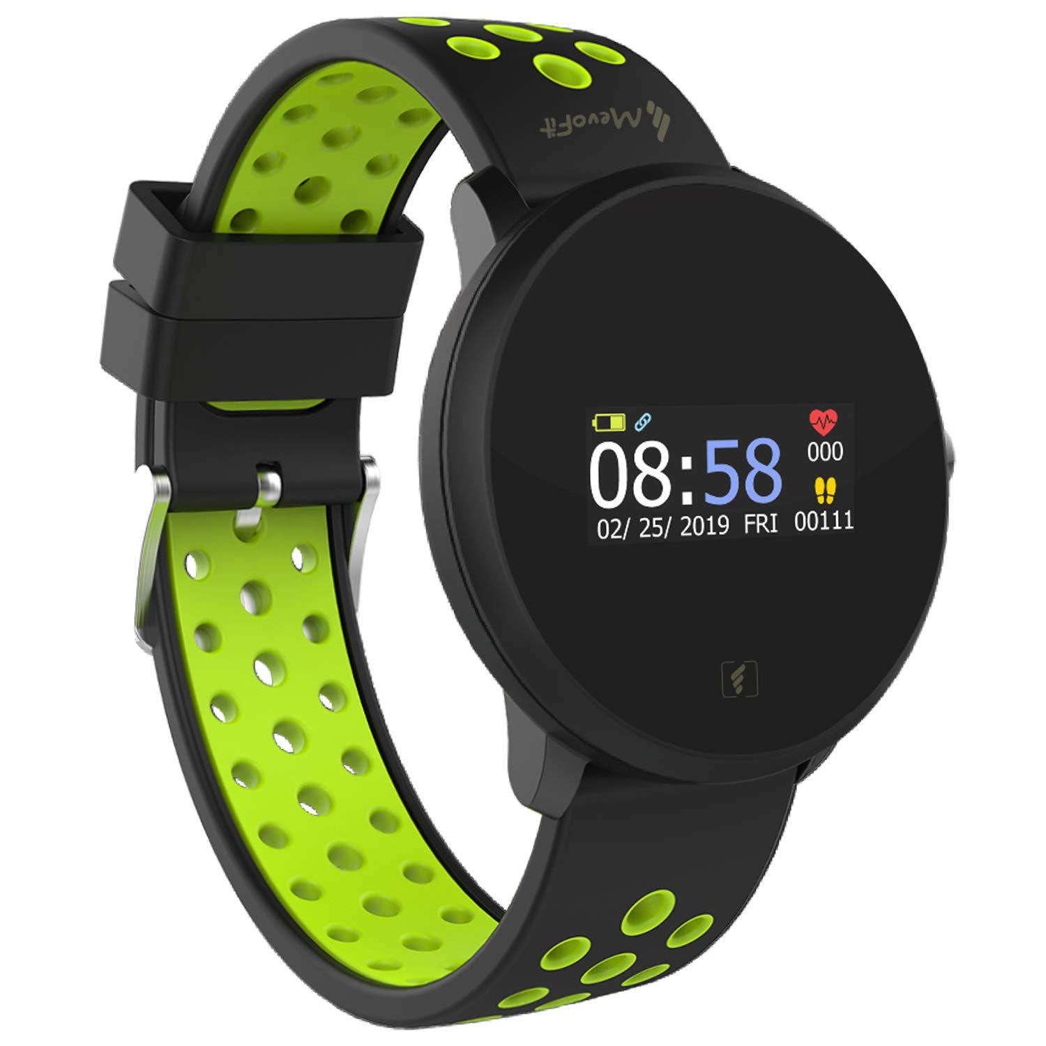 MevoFit Dive Smartwatch: Fitness Smartwatch an Activity Tracker for Men and Women [Green]