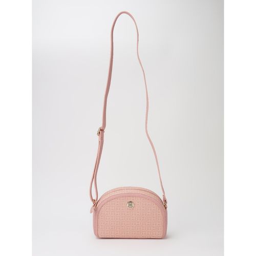 Tommy Hilfiger Logo Peach Pvc Sling Bag