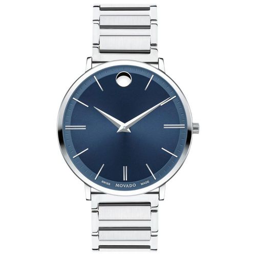 Movado Ultra Slim Analog Blue Dial Men Watch 607168