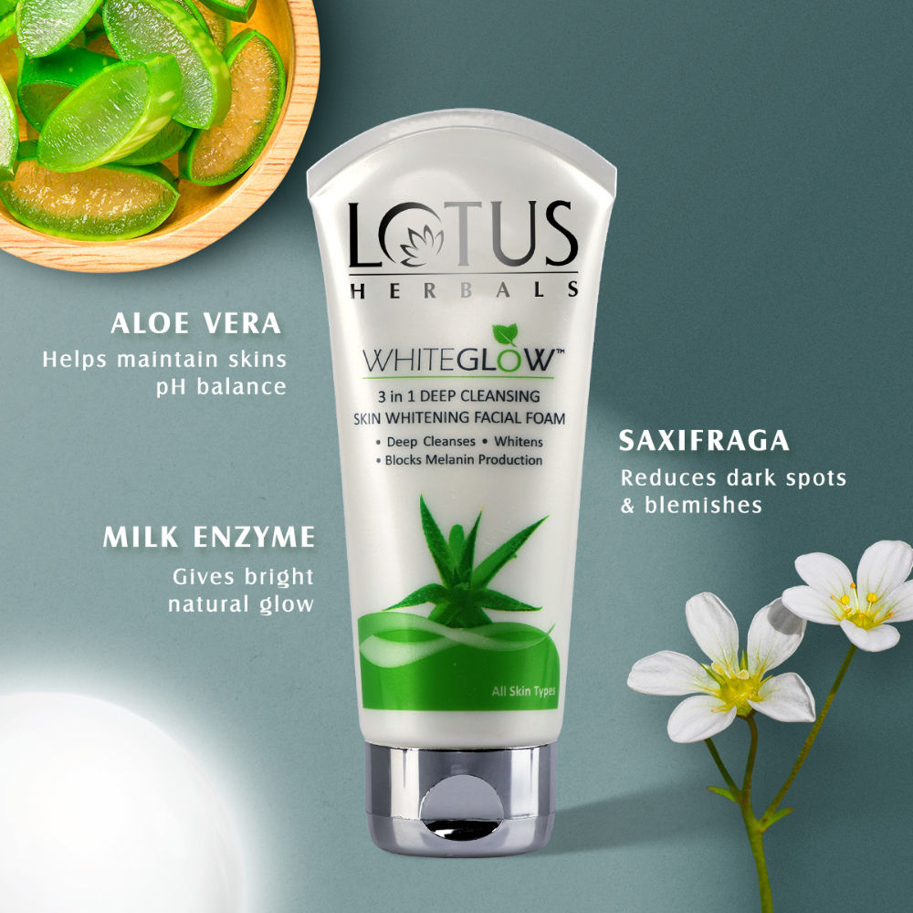 Buy Lotus Herbals Whiteglow 3 in 1 Deep Cleansing Skin Whitening