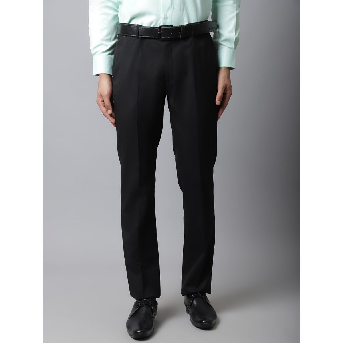 Buy Cantabil Men Blue Solid Formal Trousers Online at Best Prices in India  - JioMart.