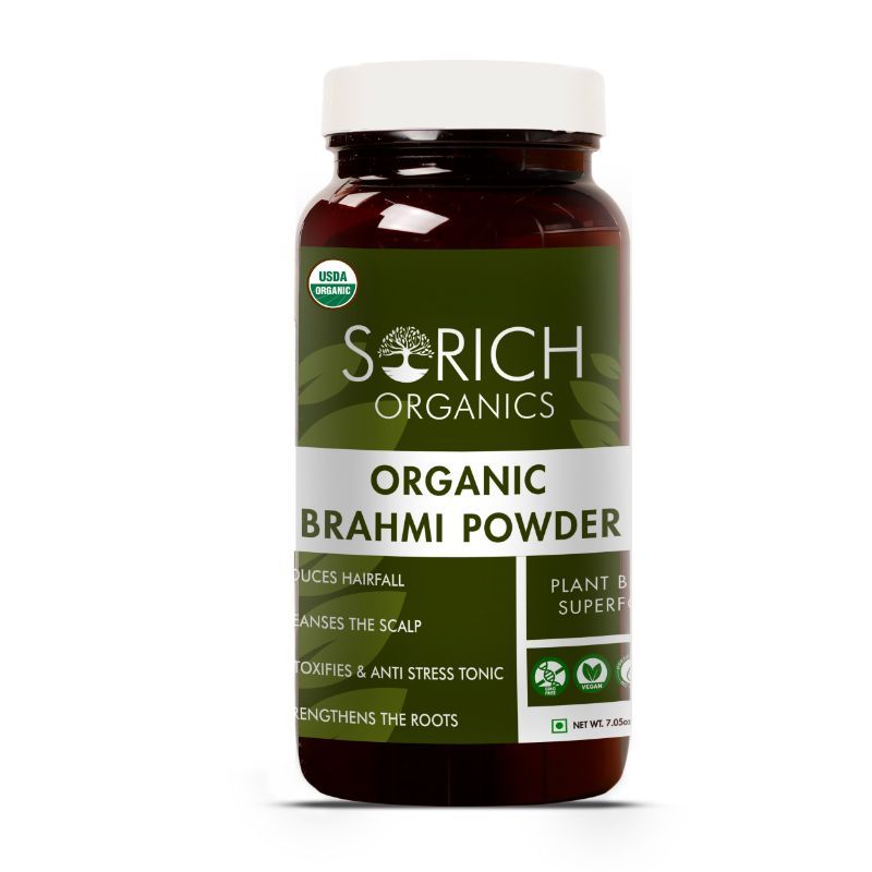 Sorich Organics USDA Organic Brahmi Powder for Hair