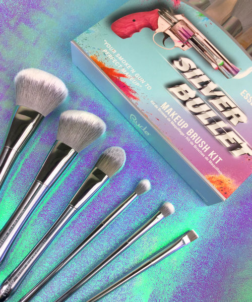 Rude Cosmetics Silver Bullet Powder Brush Beretta