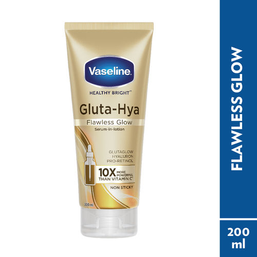 Buy Vaseline Gluta-Hya Flawless Glow Lotion Bright, Even Tone Skin  Glutathione Infused Moisturizer Online