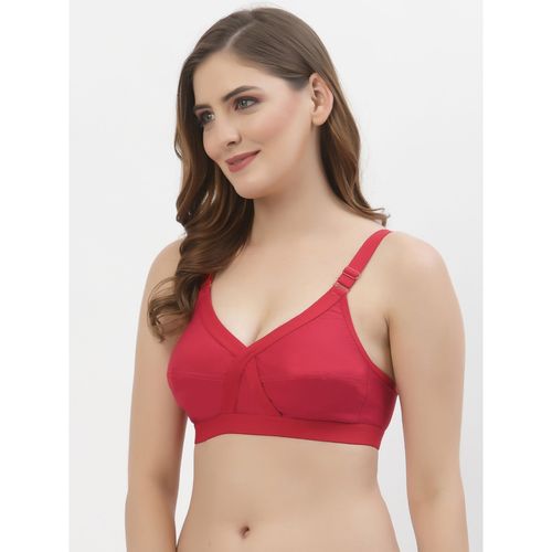 Floret Floret Non Padded Full Coverage Cotton Bra Women Full