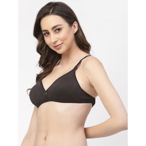 Buy Floret Non Padded & Wire Free Medium Coverage Backless Bra (Pack of 2)  Online