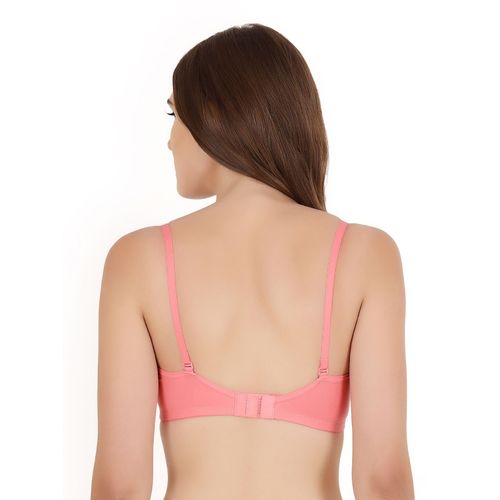 Buy Floret Lightly Padded Demi Cup Bra Pink Online