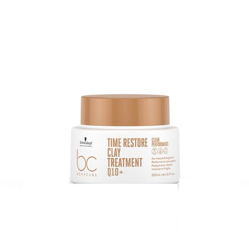 Schwarzkopf Professional Bonacure Time Restore Clay Treatment Mask With  Q10+: Buy Schwarzkopf Professional Bonacure Time Restore Clay Treatment Mask  With Q10+ Online at Best Price in India | NykaaMan