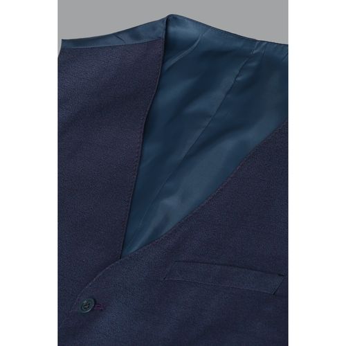 Louis Philippe Suits : Buy Louis Philippe Navy Three Piece Suit (Set of 3)  Online