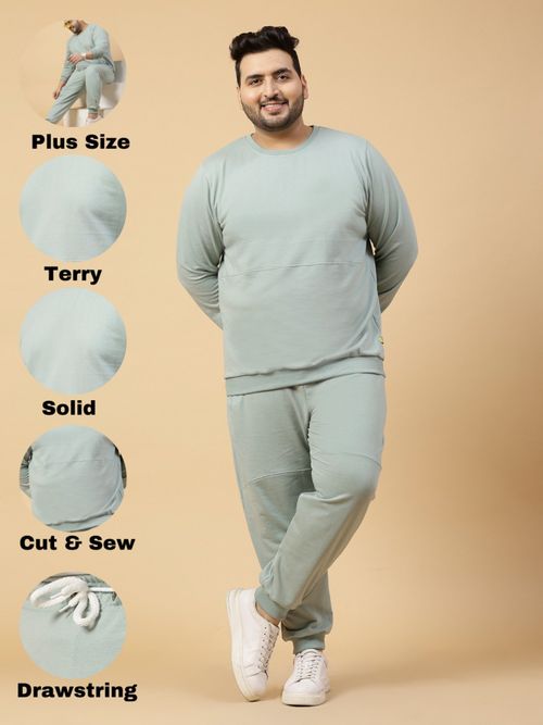 Buy RIGO Men Jade Solid Terry Tracksuit (Set of 2) Online