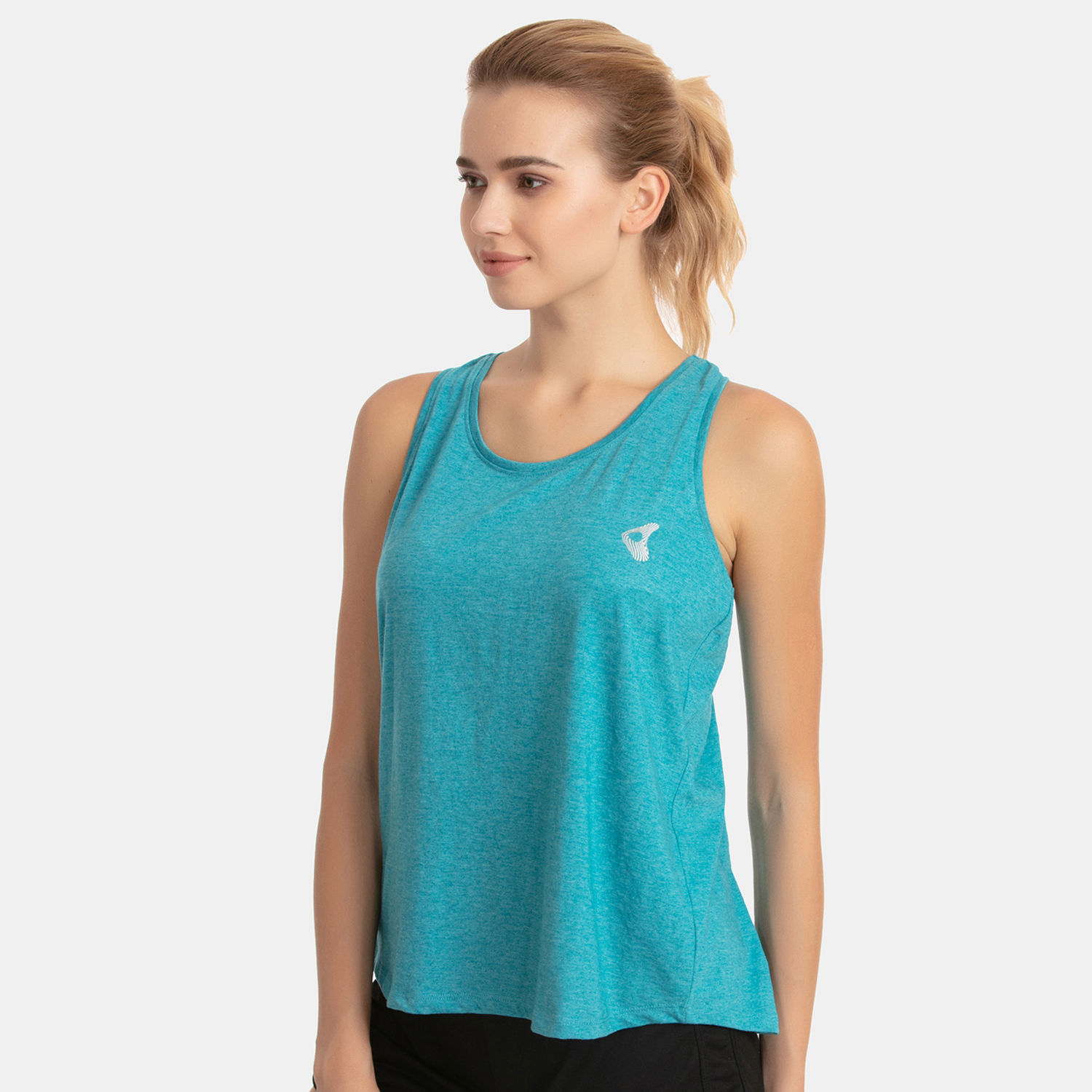 Buy Zivame Zelocity Relaxed Fit Tank Top - Blue Online