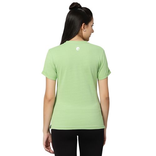 Omtex KD V Neck Sports,Activewear T-shirt for Women SkyBlue-Mint Green  (Pack of 2) (S)