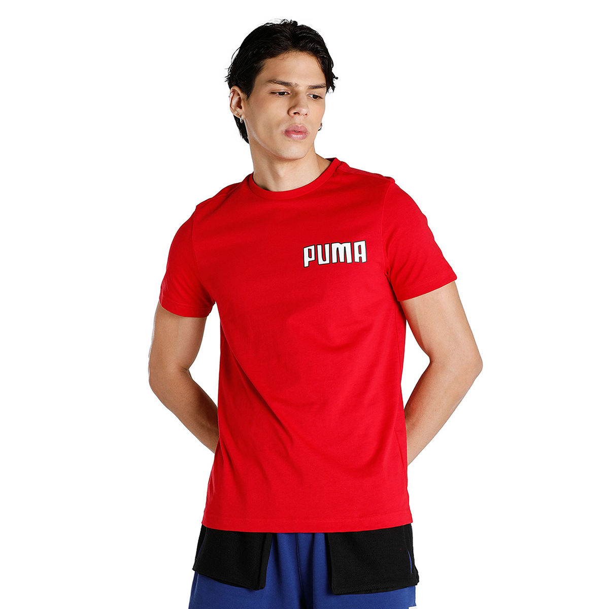 Puma All Net Mens Red T-Shirt (XS)