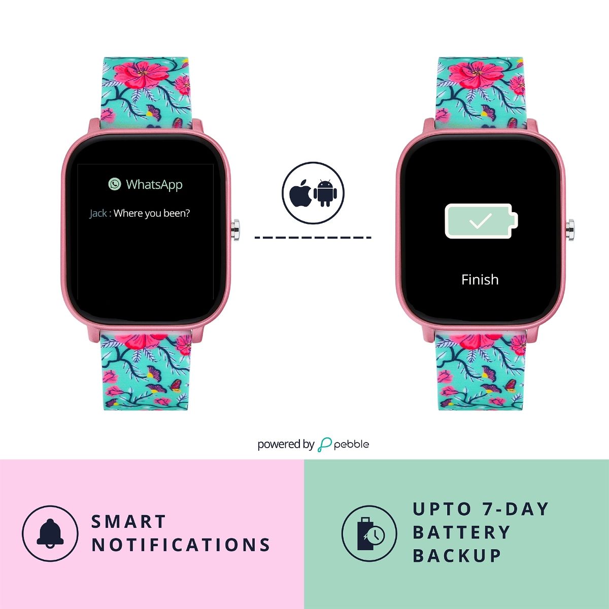 Chumbak Squad Smartwatch Spring Bloom For Women Buy Chumbak Squad