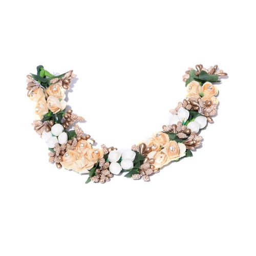 Priyaasi White And Peach Floral Hair Accessory: Buy Priyaasi White And  Peach Floral Hair Accessory Online at Best Price in India | Nykaa