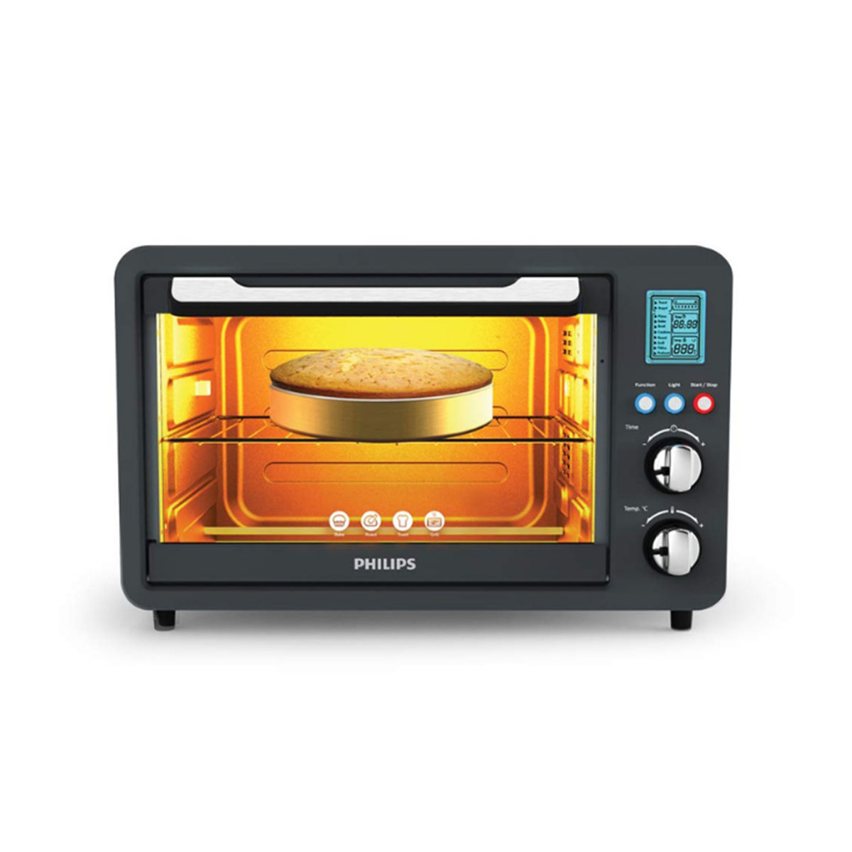 Philips Hd6975/00 25 Litre Digital Oven Toaster Grill, Grey, 25 Litre