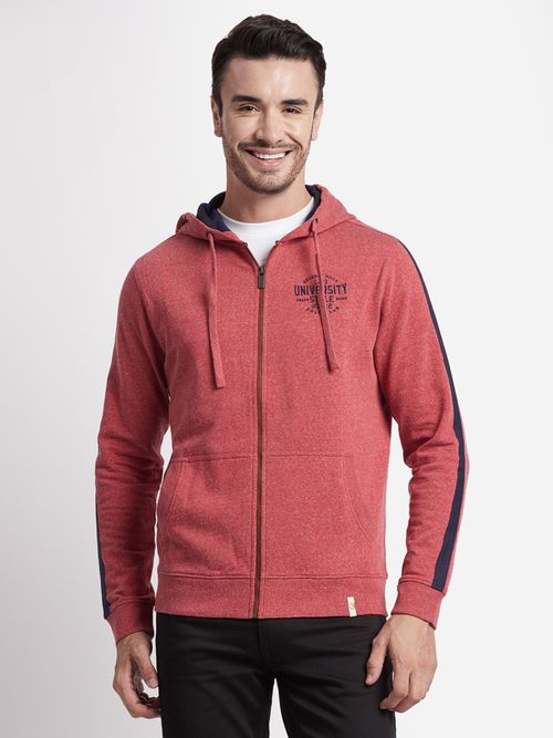 Beverly Hills Polo Club Speckled Red Hoodie