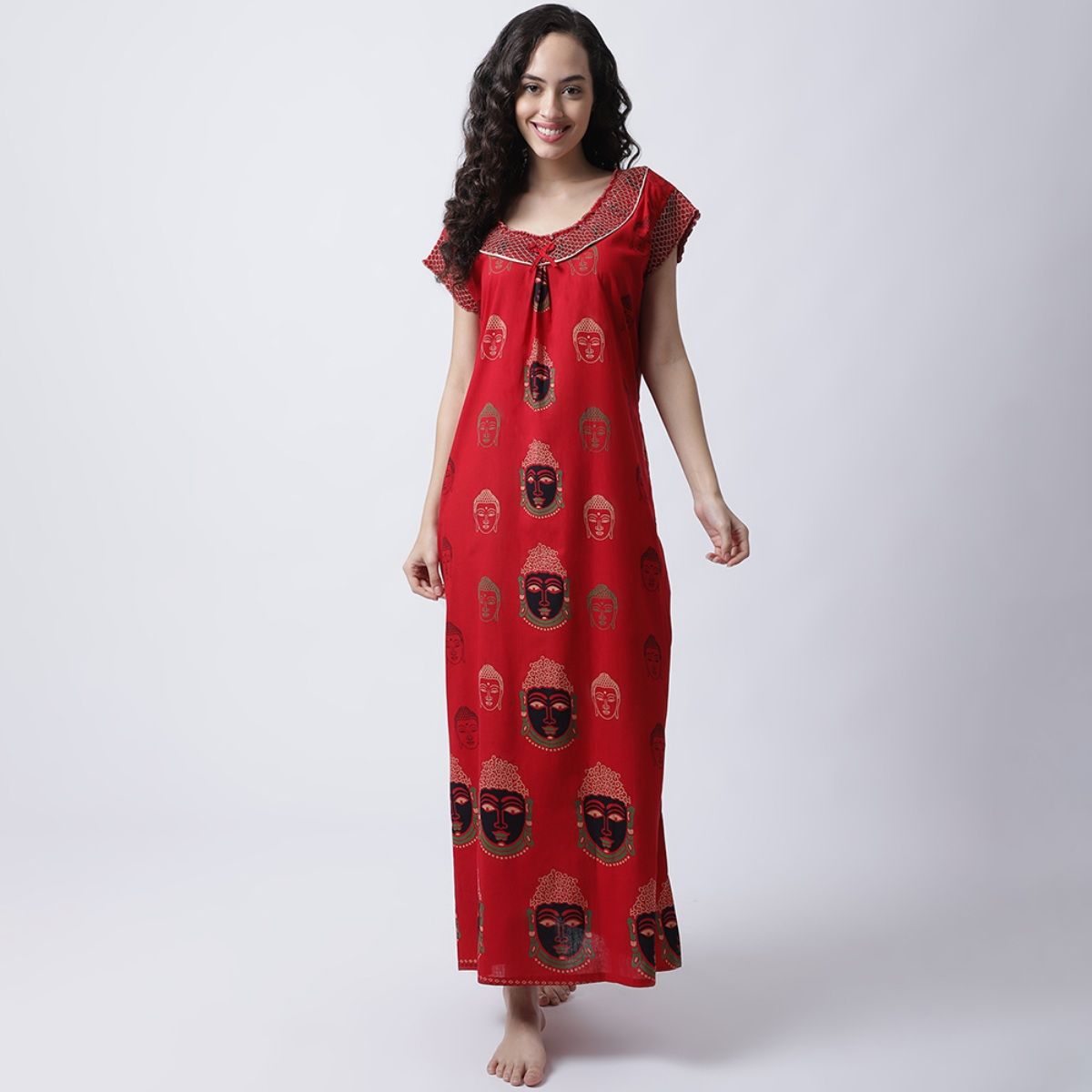 batik print nighty