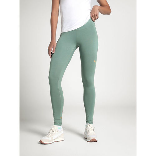 Buy Puma Women Ess Metallic Green Tights Online