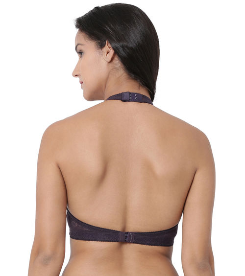 Buy Enamor Purple Non Wired Non Padded T-Shirt Bra Online at best price at  TATACLiQ