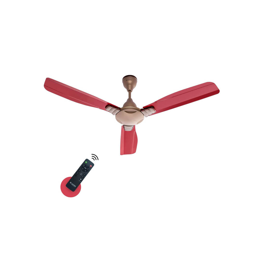 Buy Candes Venue Red High Speed Ceiling Fans with Remote, 1200Mm Online
