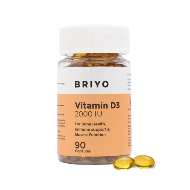 Briyo Vitamin D3 2000 IU - 90 Softgels