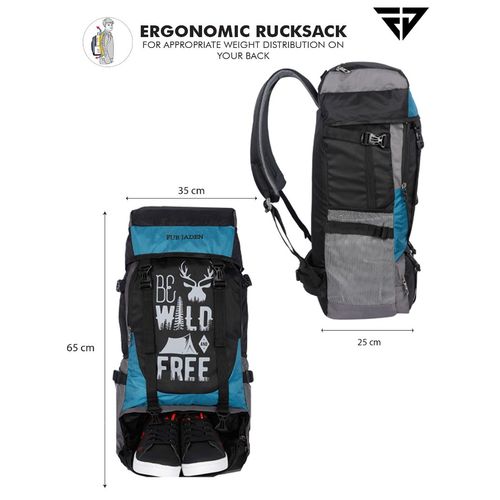 Shoe Compartment Mufubu 55 Ltr Rucksack Mufubu Rucksack Mufubu