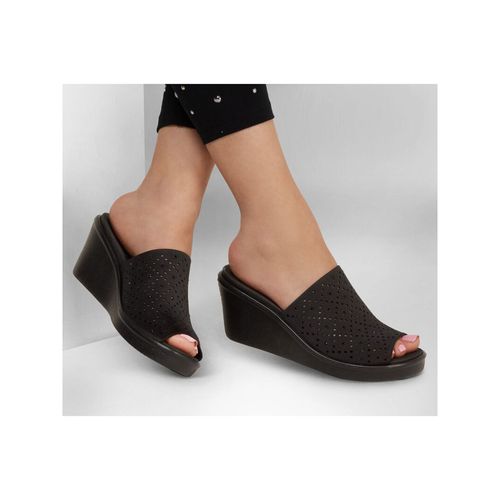 Buy SKECHERS Rumble On Silky Take2 Black Cali Wedges Online