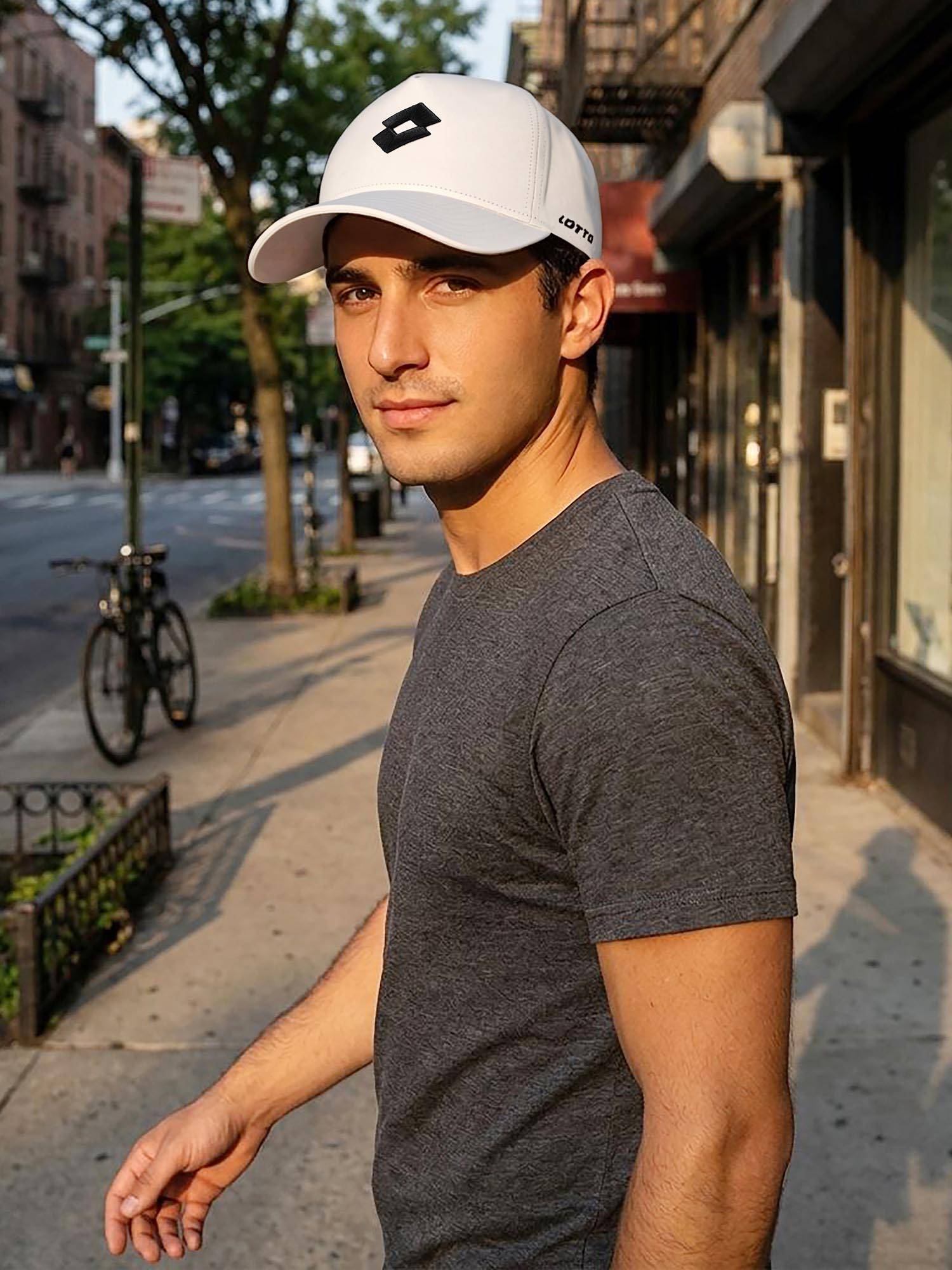 LOTTO White Unisex Essentials Baseball Cap