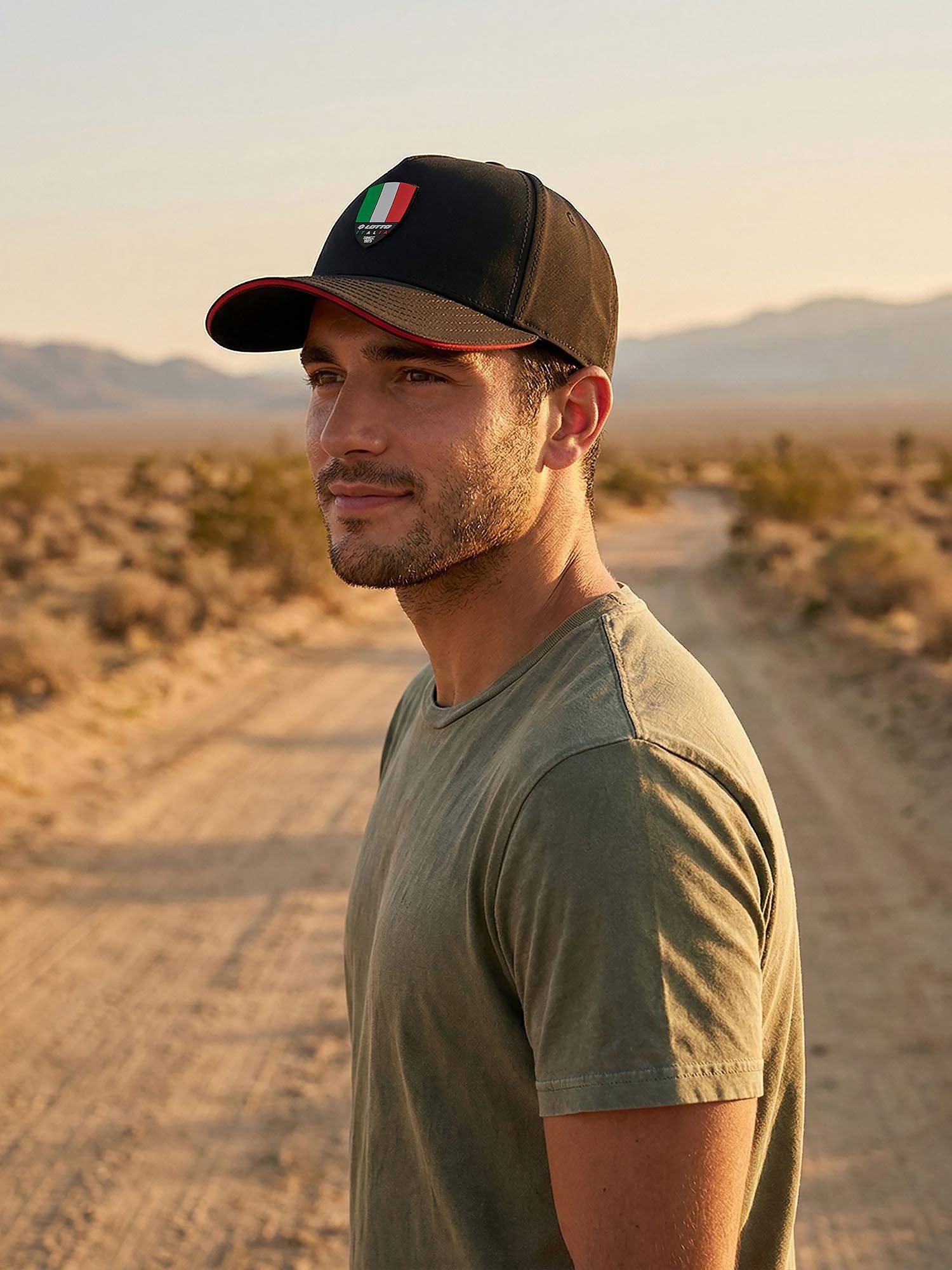 LOTTO Black Unisex Kickoff Baseball Cap