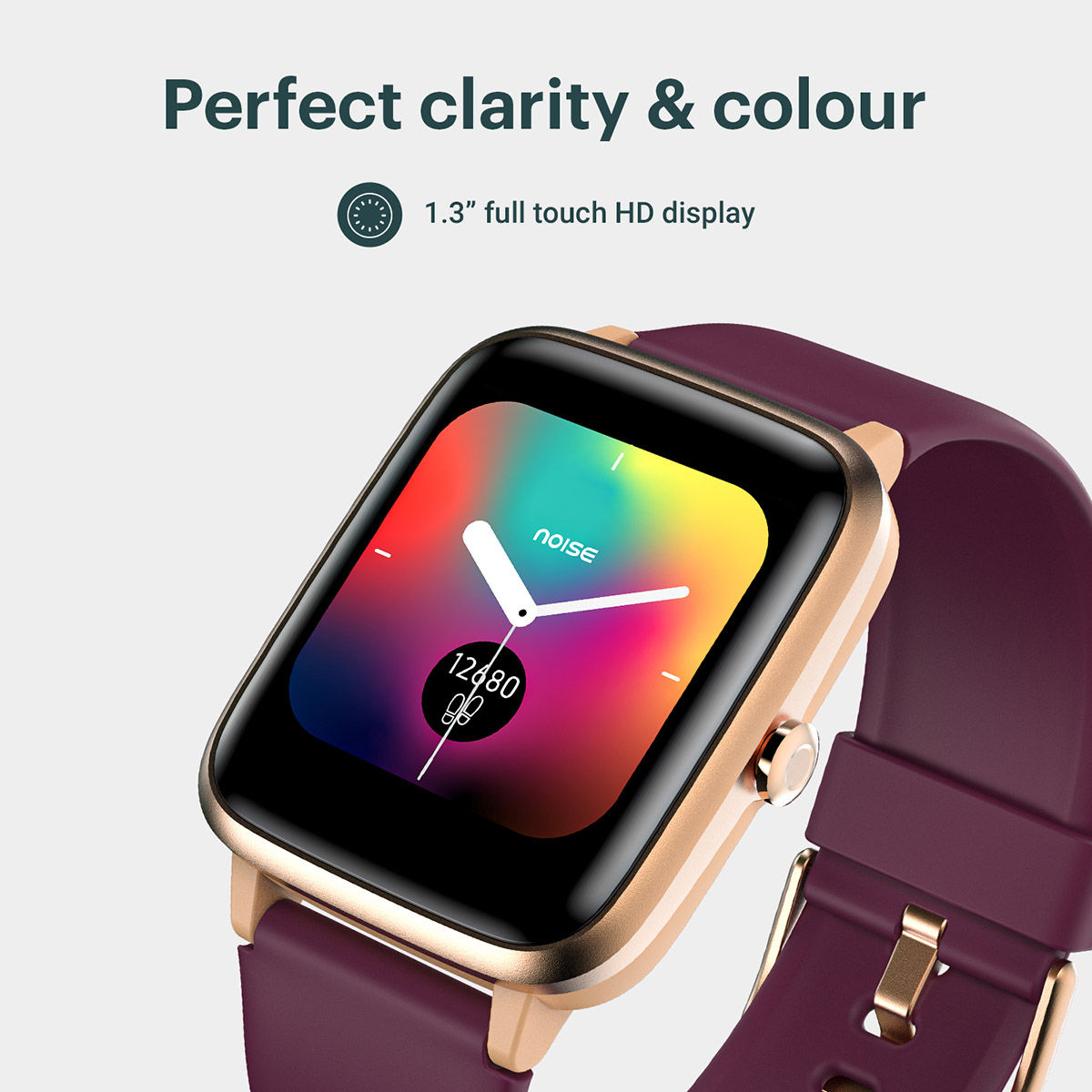 Buy Noise ColorFit Pro 2 Oxy Smartwatch with Spo2 Sensor for Blood Oxygen Level Measurement Deep Wine Online