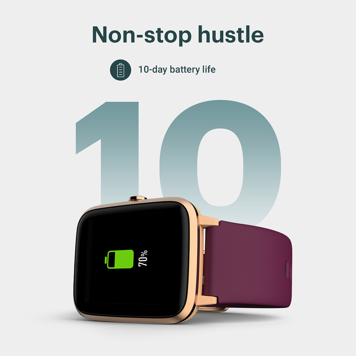 Buy Noise ColorFit Pro 2 Oxy Smartwatch with Spo2 Sensor for Blood Oxygen Level Measurement Deep Wine Online