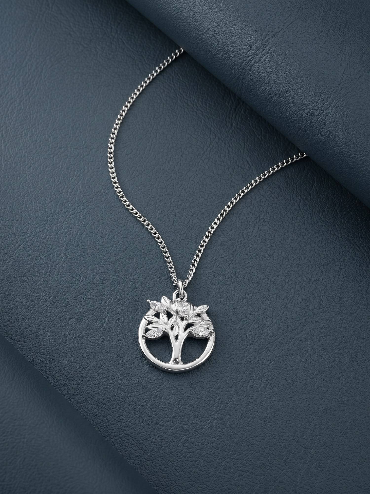 Carlton London Tree Of Life Pendant Necklace