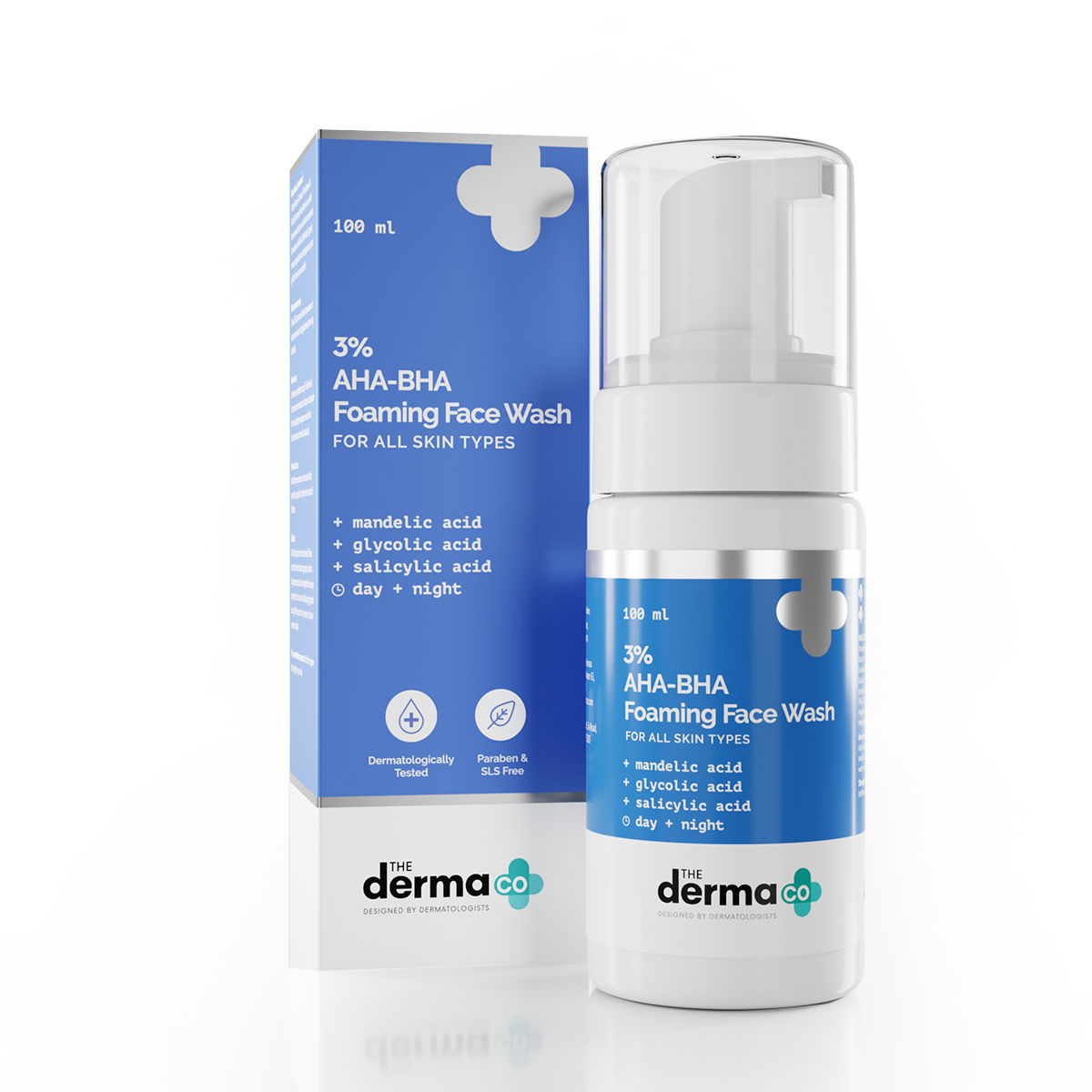 The Derma Co. 3% AHA-BHA Foaming Daily Face Wash