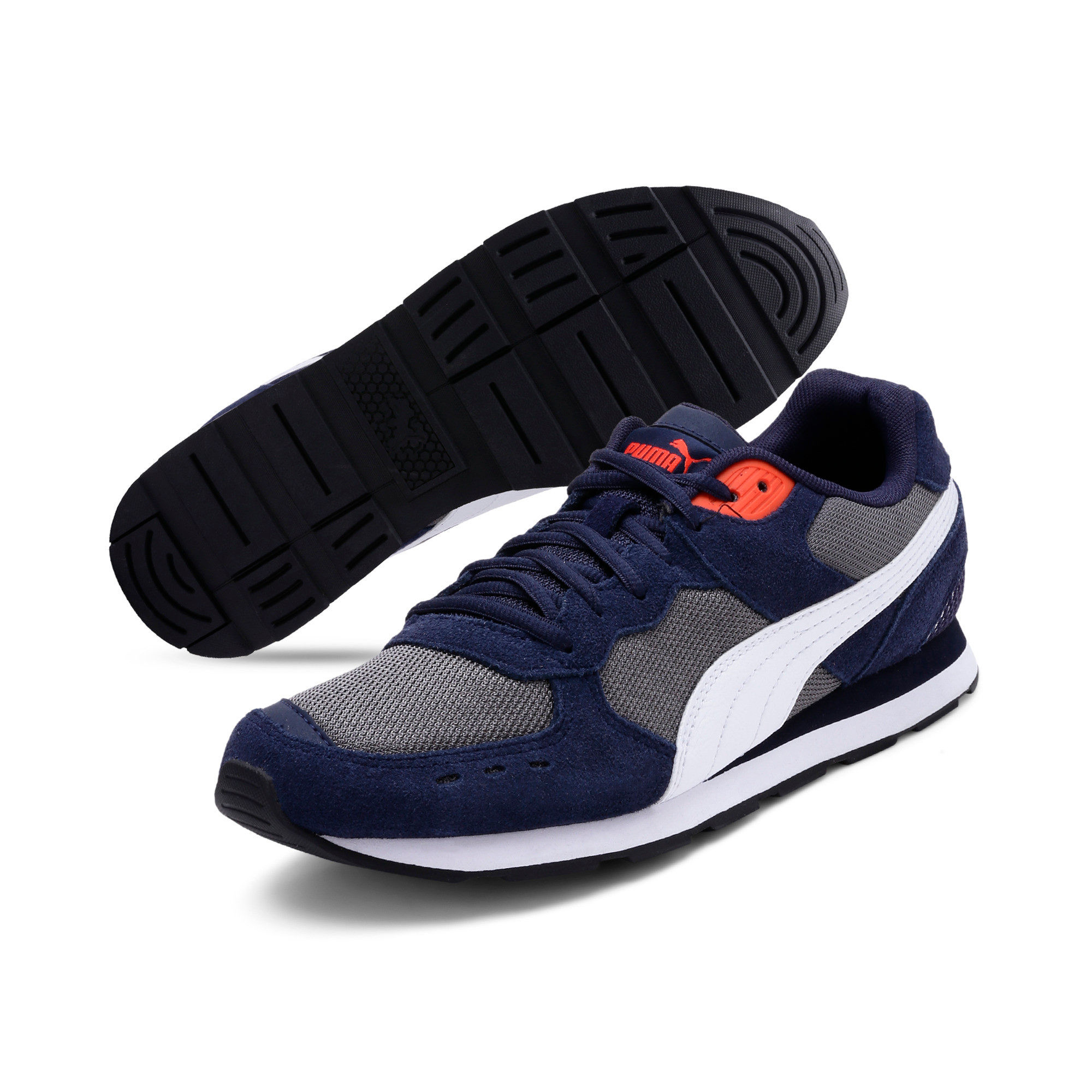 Sports Shoes Puma Vista Shoes Puma Vista Peacoat White Cherry Tomato Casual  Shoes