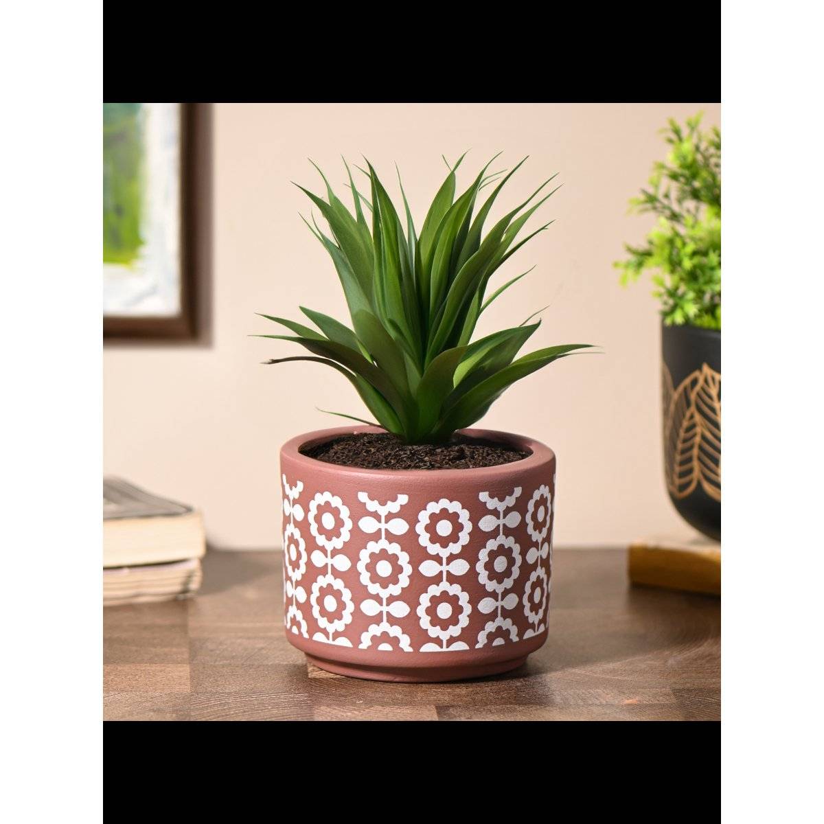Gathari Block Printed Table Planter