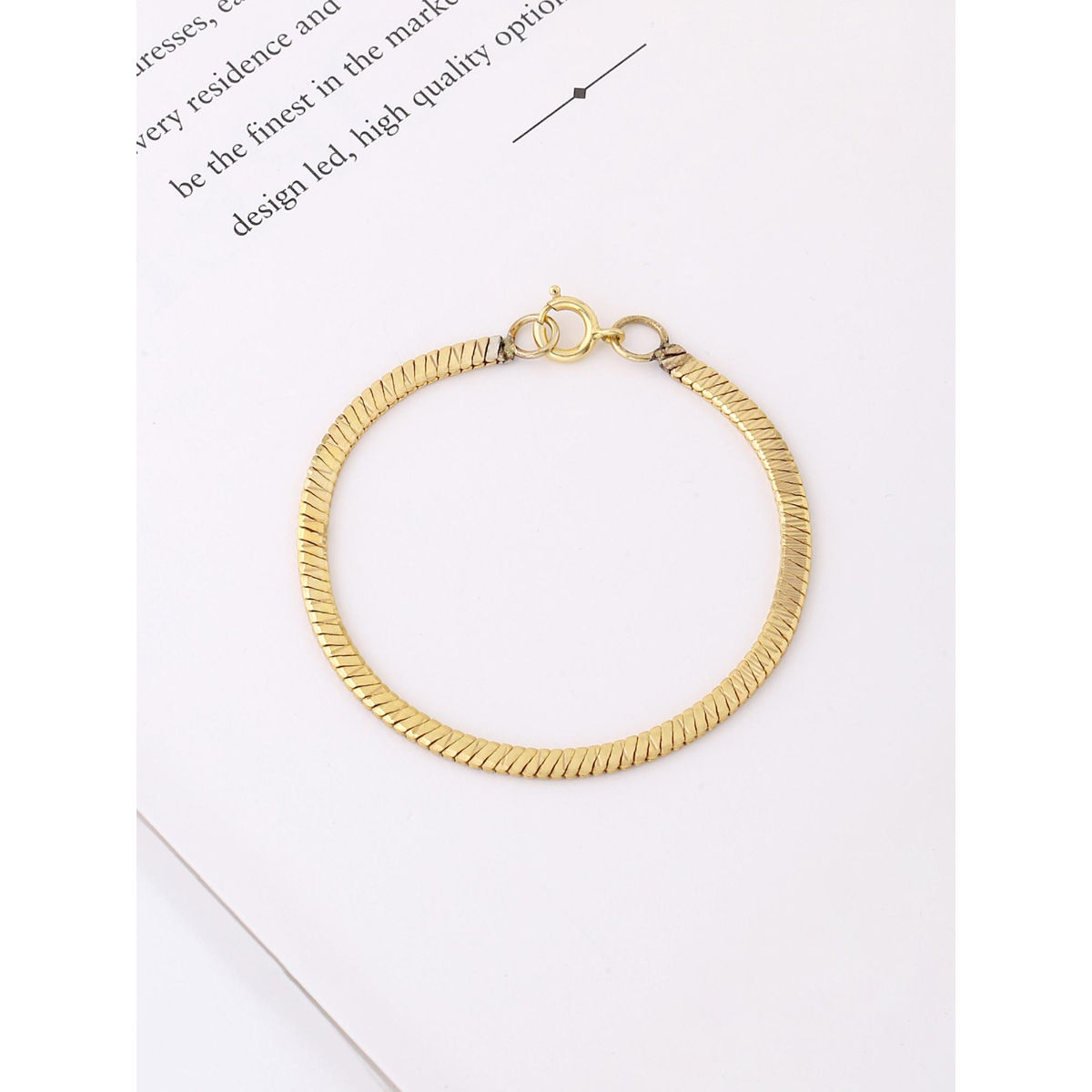 Buy Mitali Jain Snake Gold Chain Bracelet Online