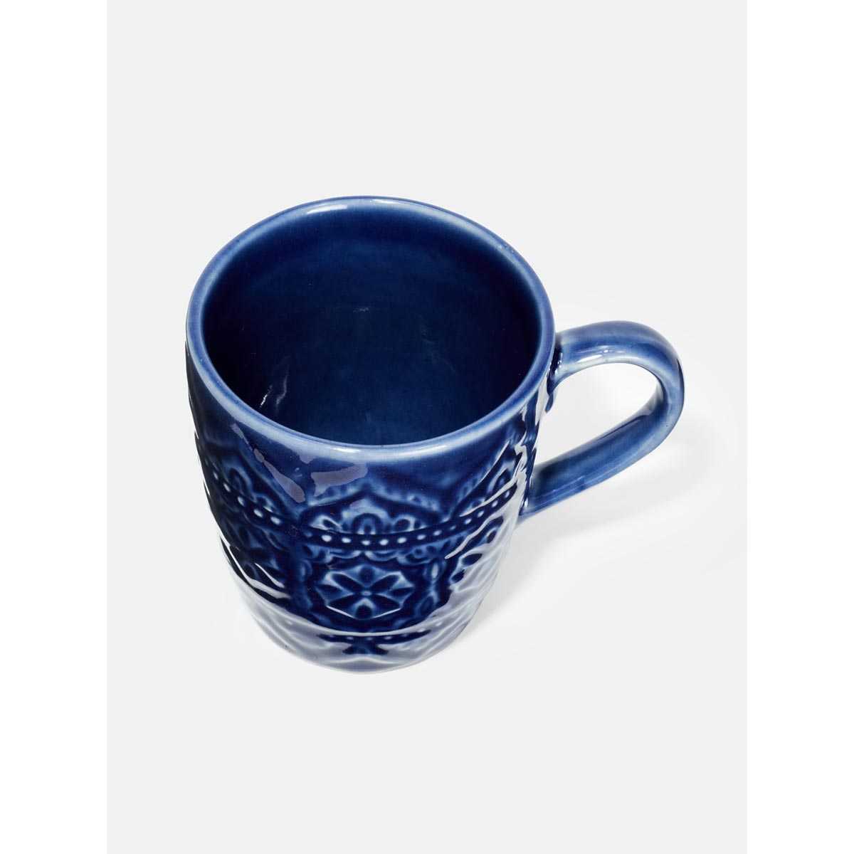 Buy Fabindia Nilaya Embossed Coffee Mug Online